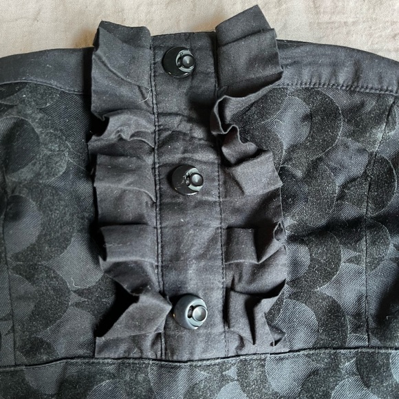 Go International Y2K black velvet moon dress - Picture 5 of 6